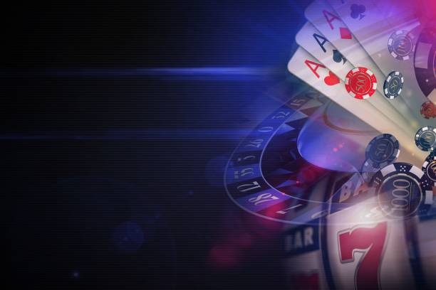 Card ranking detail Close-up of Teen Patti cards on the dealer table